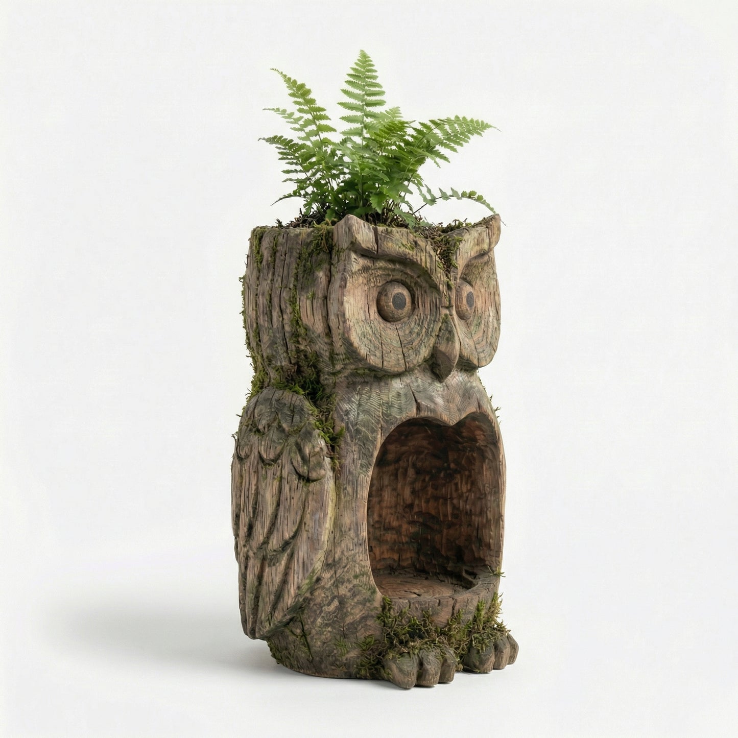 Baslayer™The Quiet Watcher  - Owl Watcher Feeder--8inch