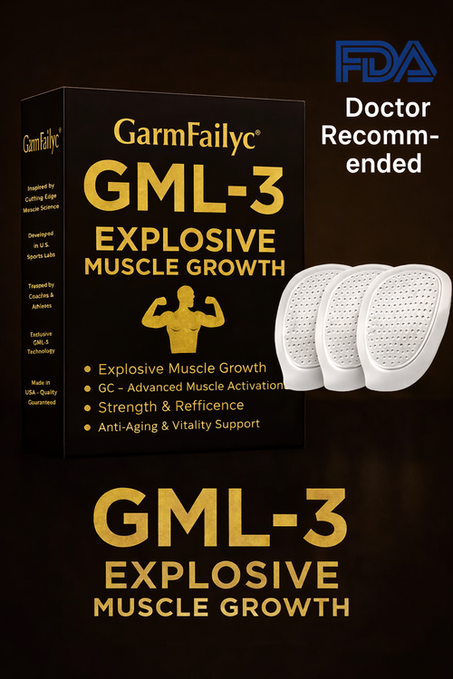 Official Store | GarmFailyc® 💪 GML-3 Disposable Muscle Patches (Just once a day, visible gains in 7 days) ✅ For skinny body, low muscle mass, poor strength, slow recovery, hormonal imbalances, and more.