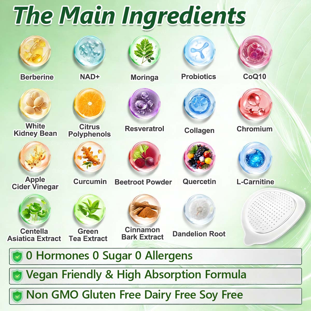 🧬Alcuras™ Moringa × Berberine × AMPK 8-Benefit Slimming & Metabolic Nano Microneedle Patch❤️