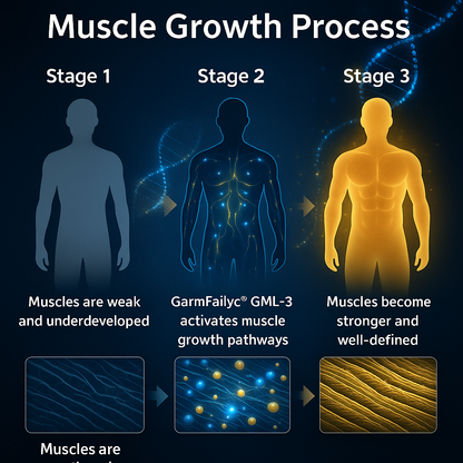 Official Store | GarmFailyc® 💪 GML-3 Disposable Muscle Patches (Just once a day, visible gains in 7 days) ✅ For skinny body, low muscle mass, poor strength, slow recovery, hormonal imbalances, and more.