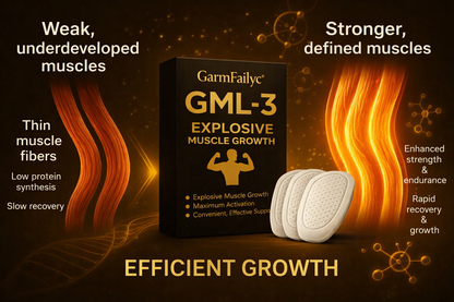 Official Store | GarmFailyc® 💪 GML-3 Disposable Muscle Patches (Just once a day, visible gains in 7 days) ✅ For skinny body, low muscle mass, poor strength, slow recovery, hormonal imbalances, and more.